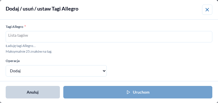 Tagi Allegro