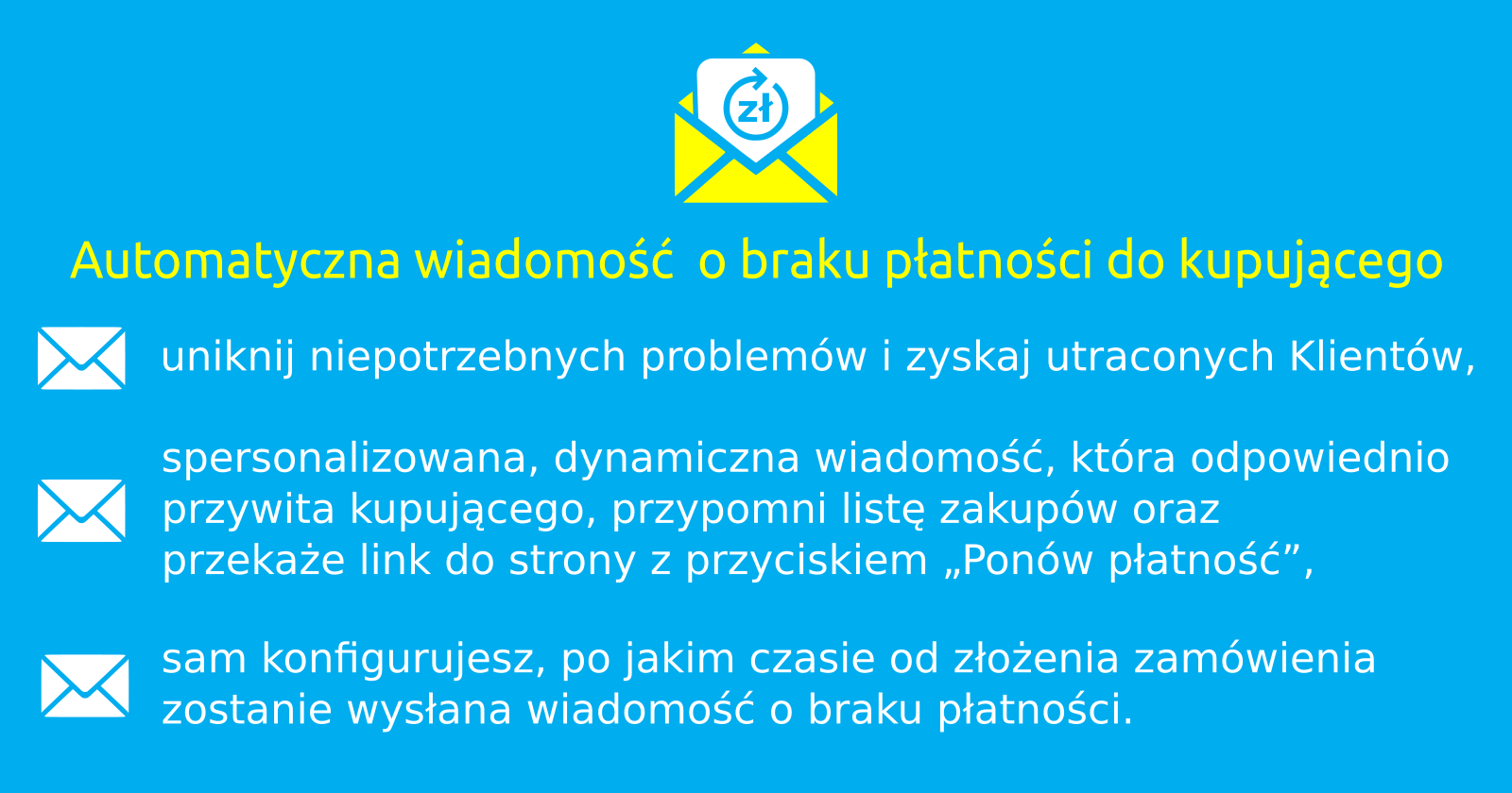 Automatyczne wiadomości o braku płatności na Allegro